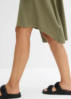 Vestido de punto con cordón