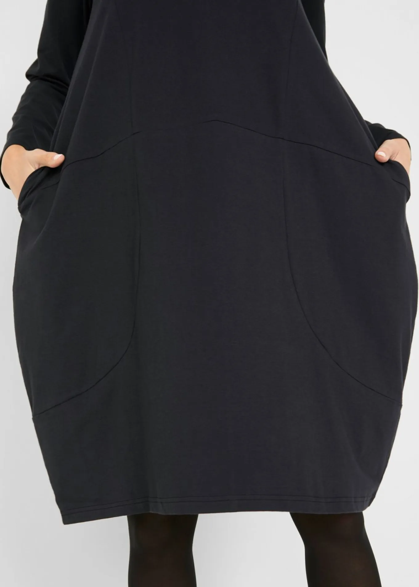 Vestido de punto con forma en O