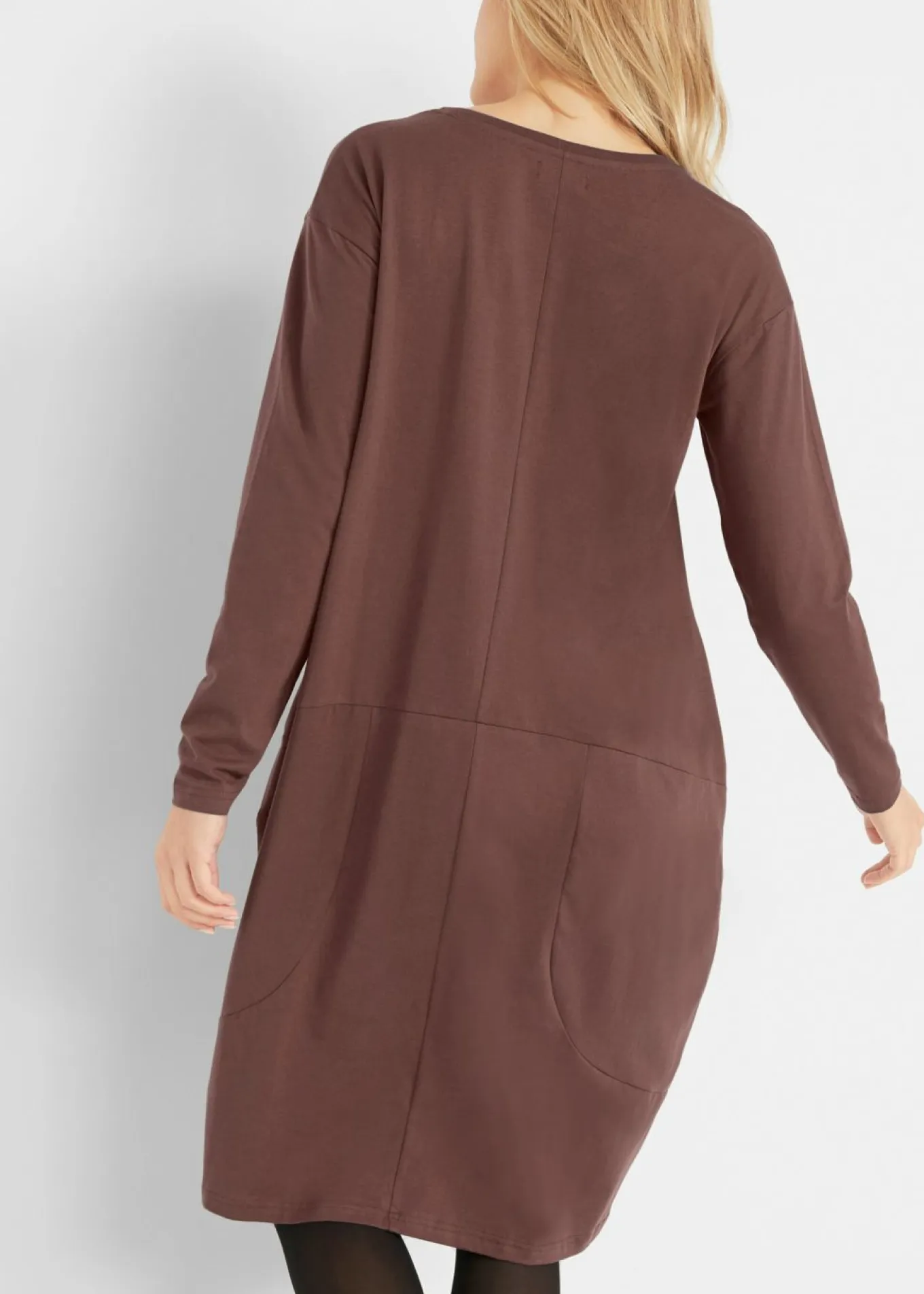Vestido de punto con forma en O