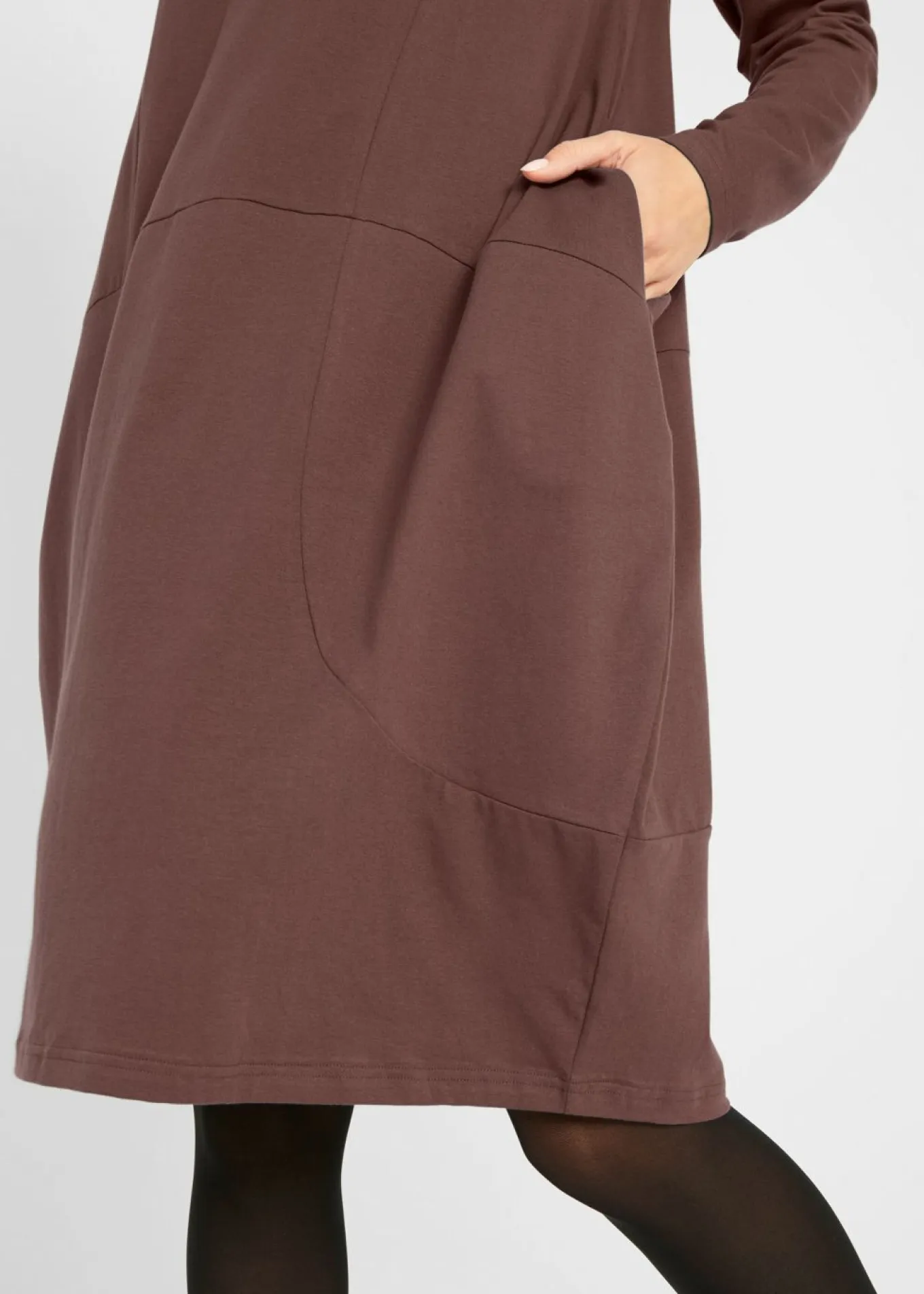 Vestido de punto con forma en O
