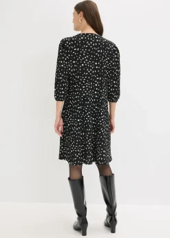 Vestido de punto con línea en A