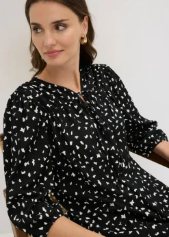 Vestido de punto con línea en A