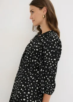 Vestido de punto con línea en A
