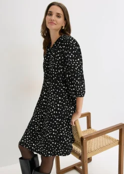 Vestido de punto con línea en A