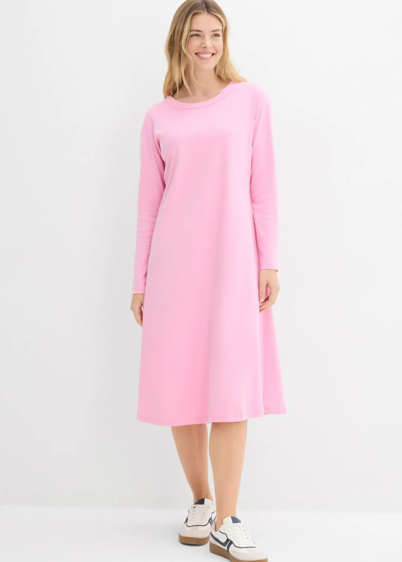 Vestido de punto de algodón orgánico puro pesado