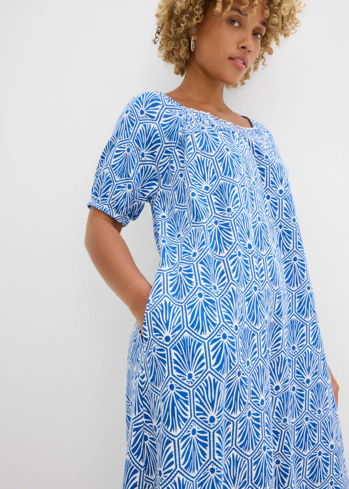 Vestido de punto de algodón orgánico puro