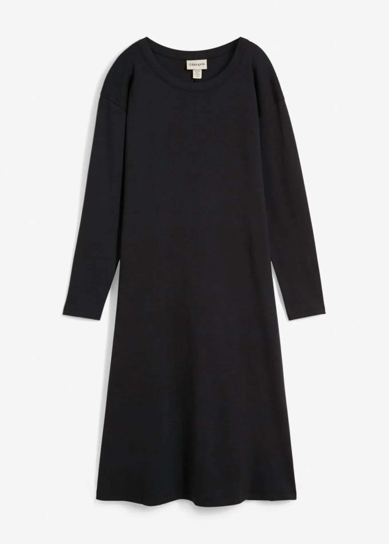 Vestido de punto de algodón orgánico puro pesado