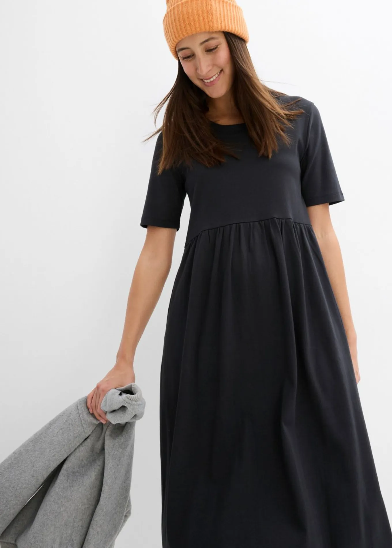 Vestido de punto de algodón puro