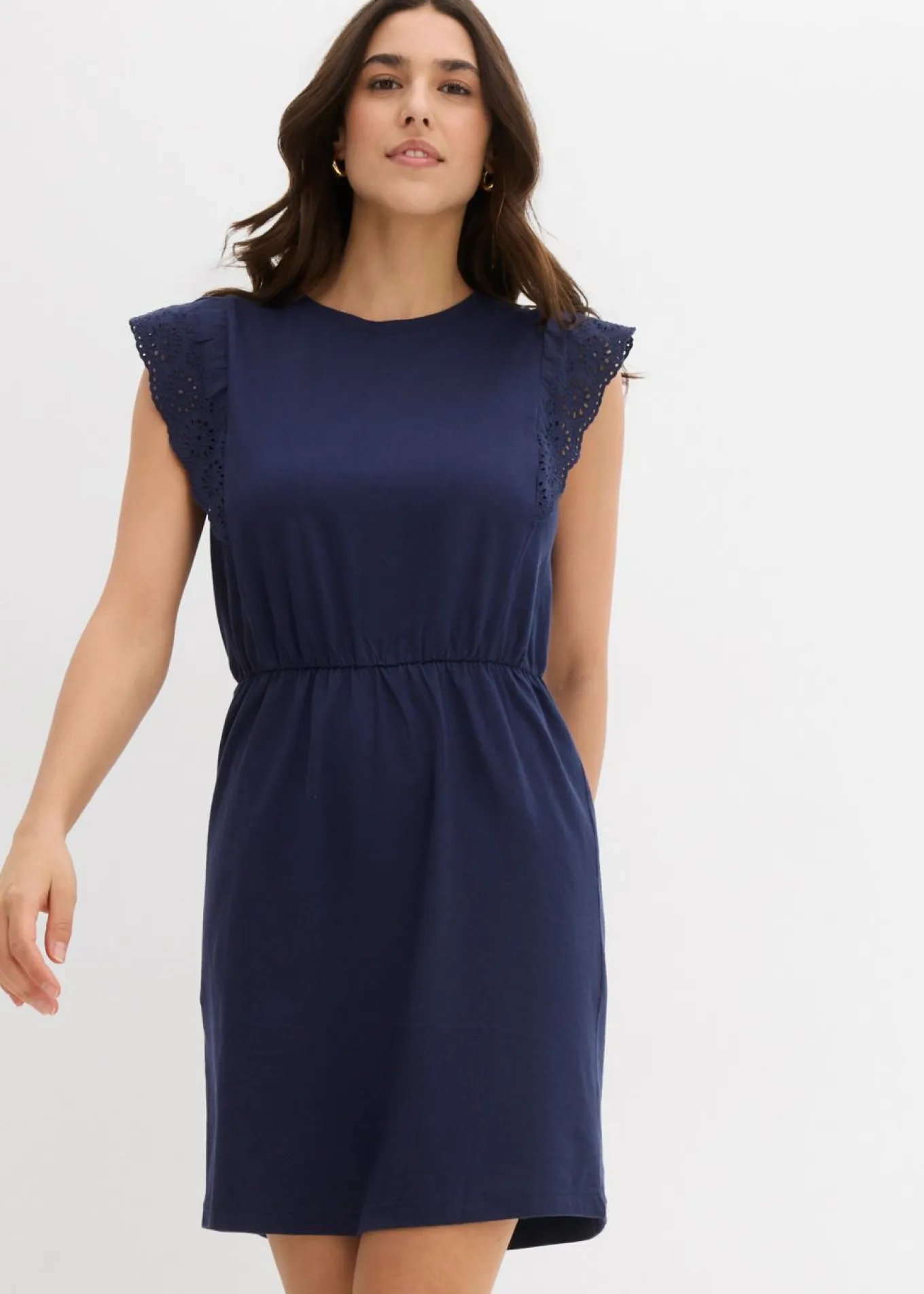 Vestido de punto de algodón puro