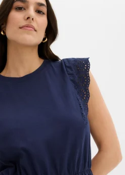 Vestido de punto de algodón puro