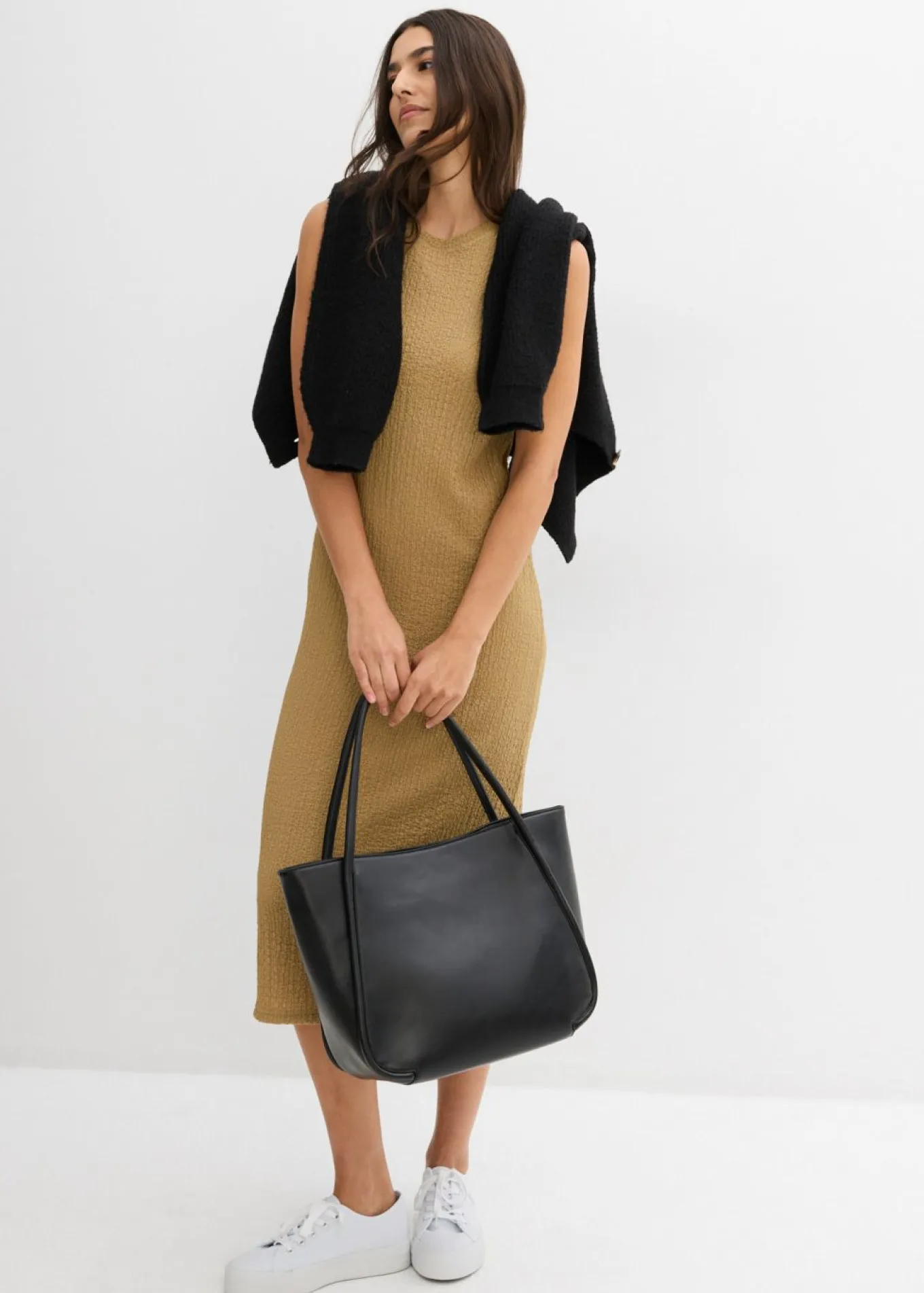 Vestido de punto de crepé