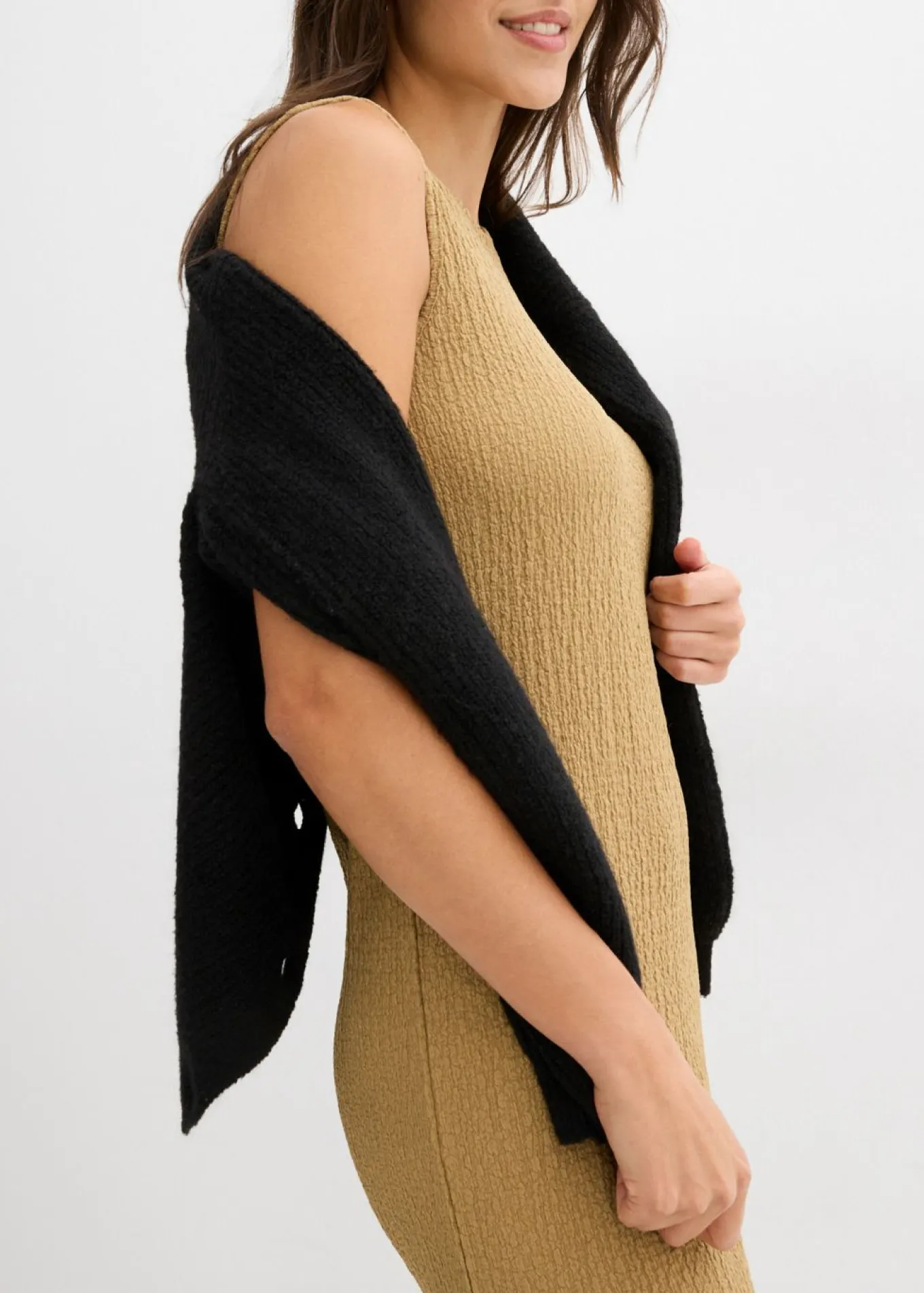 Vestido de punto de crepé