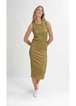 Vestido de punto de crepé