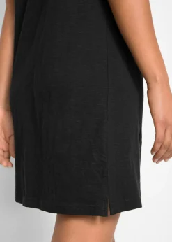 Vestido de punto de hilo flameado de algodón puro