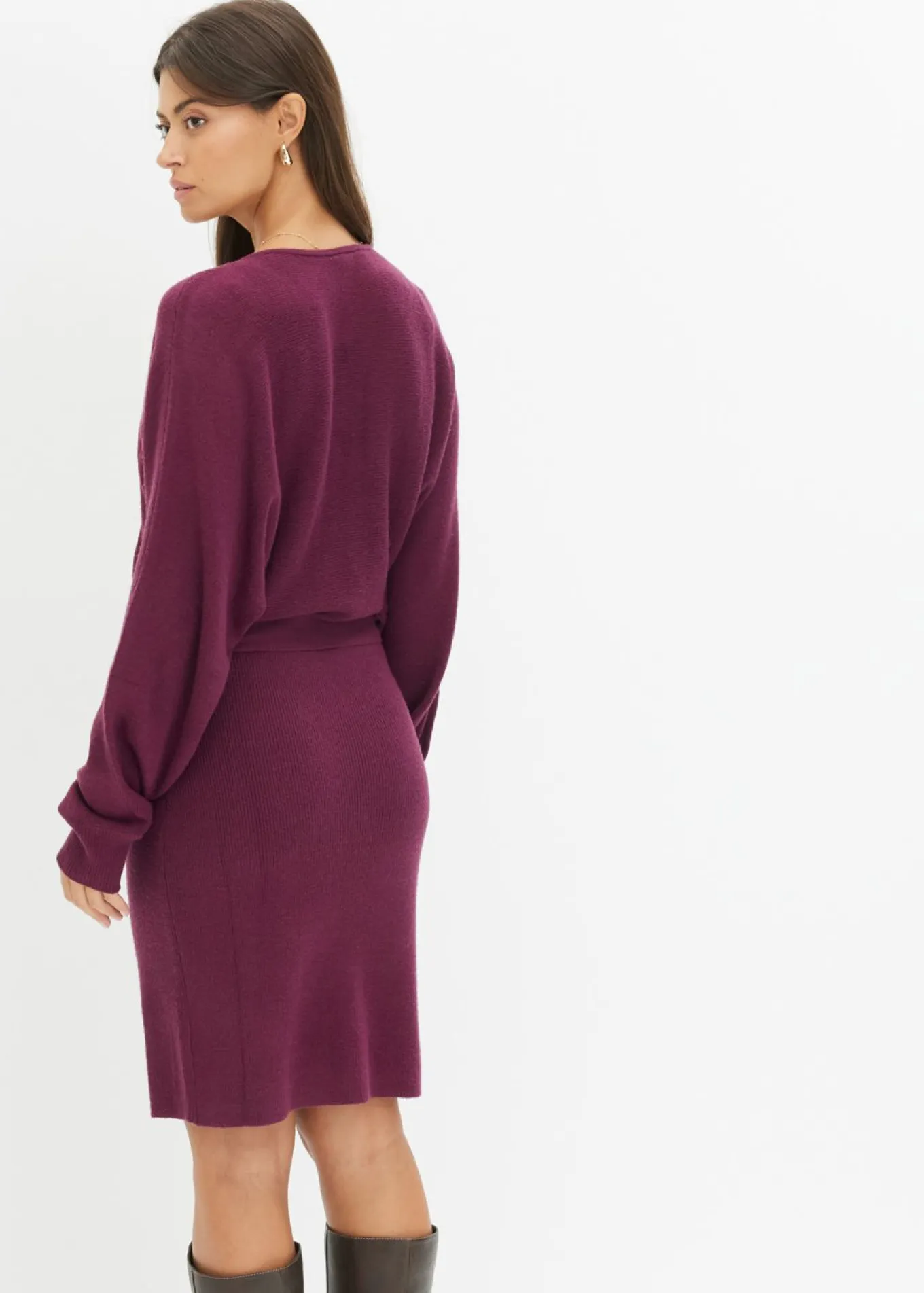 Vestido de punto de mezcla de viscosa