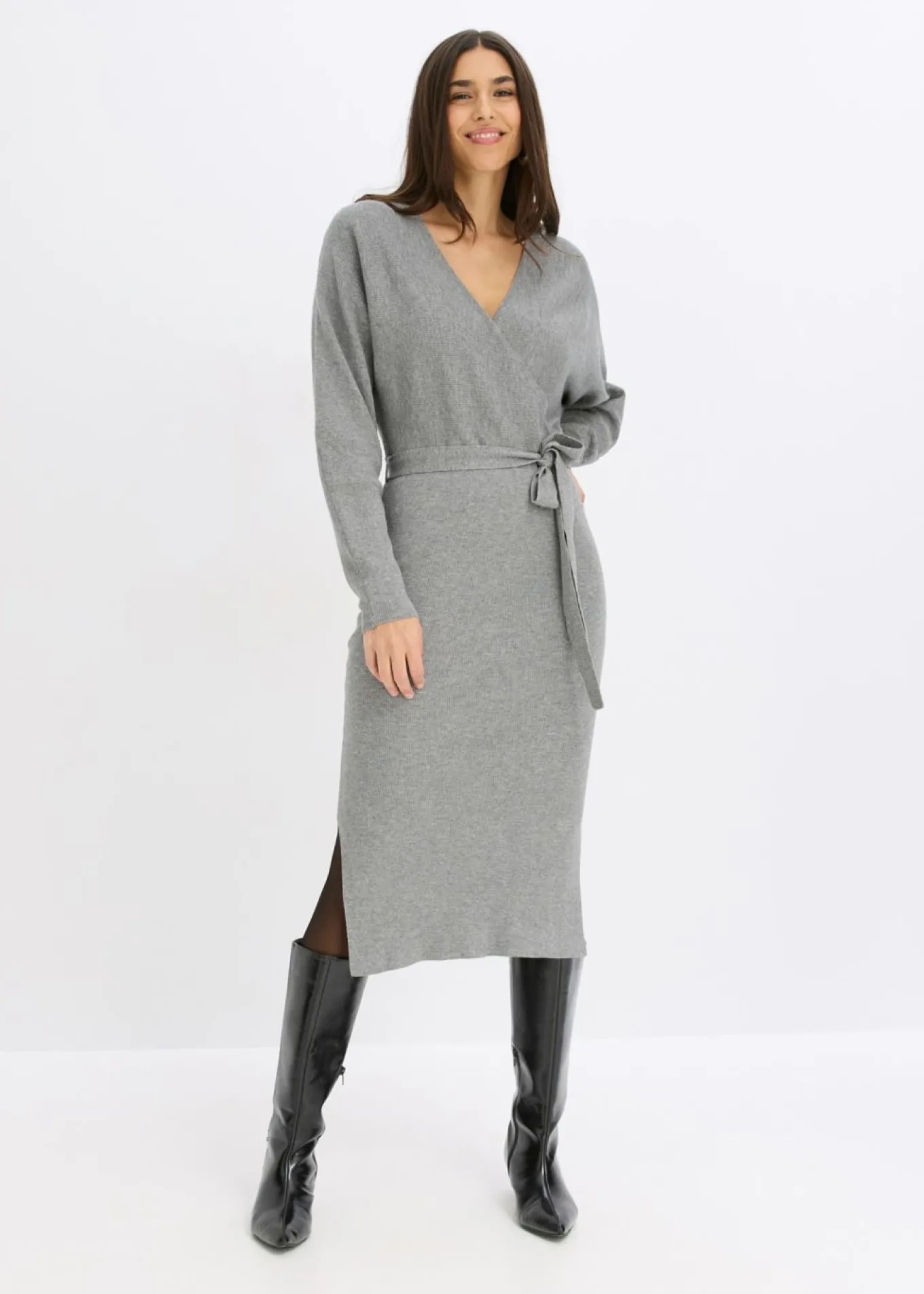 Vestido de punto de mezcla de viscosa fluida