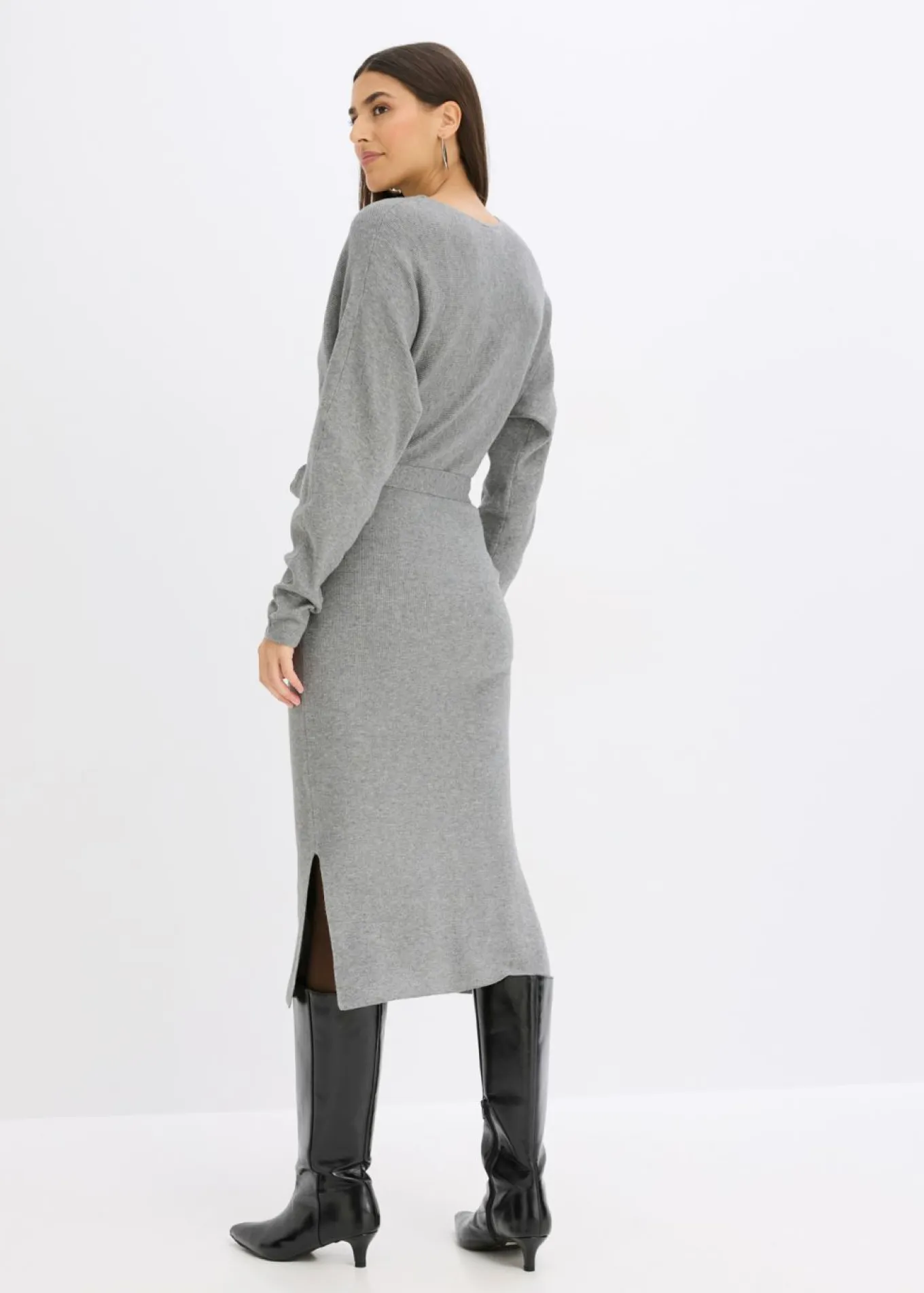 Vestido de punto de mezcla de viscosa fluida