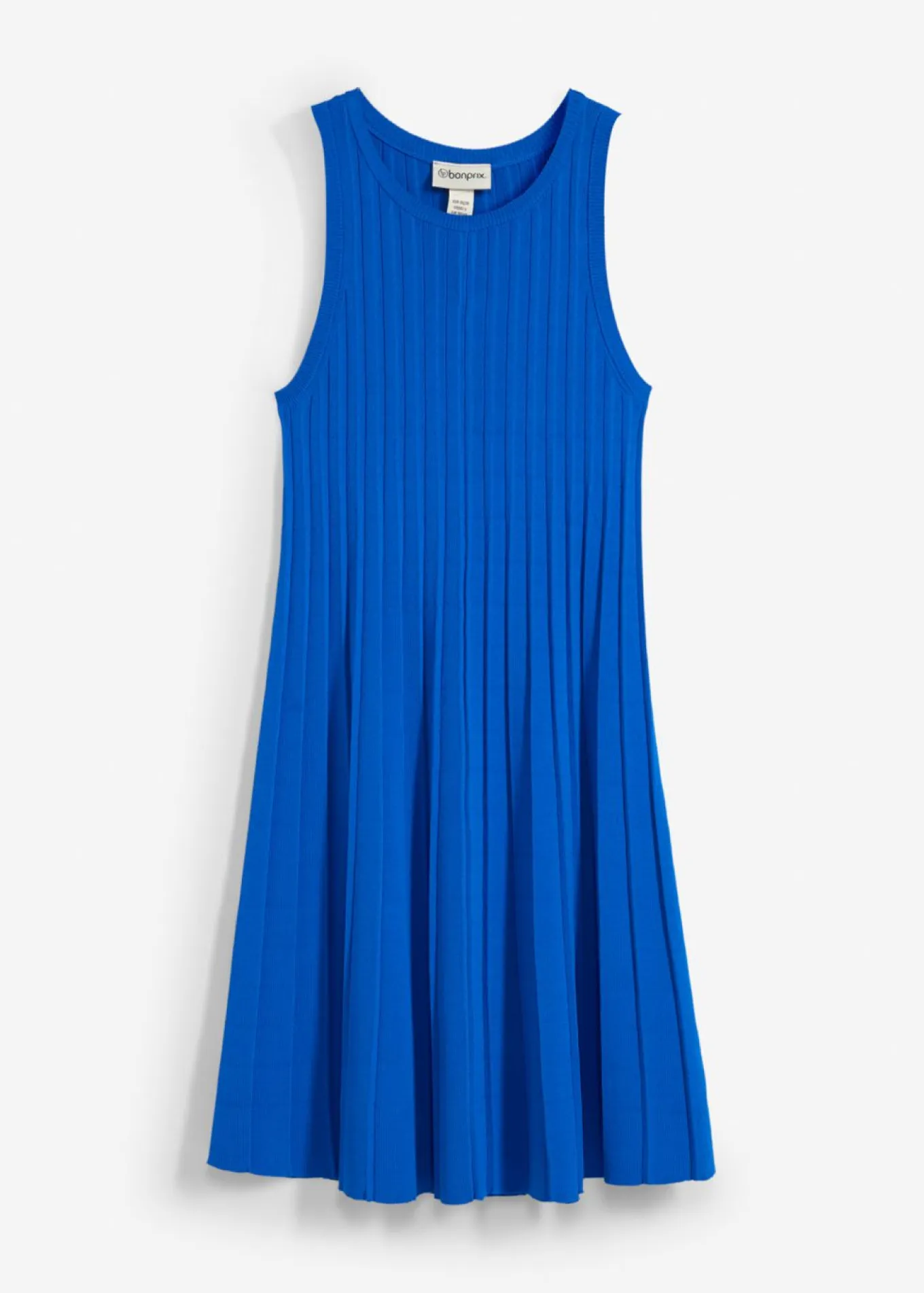 Vestido de punto de mezcla de viscosa con línea en A