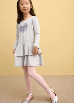 Vestido de punto de puro algodón orgánico (2 unidades)