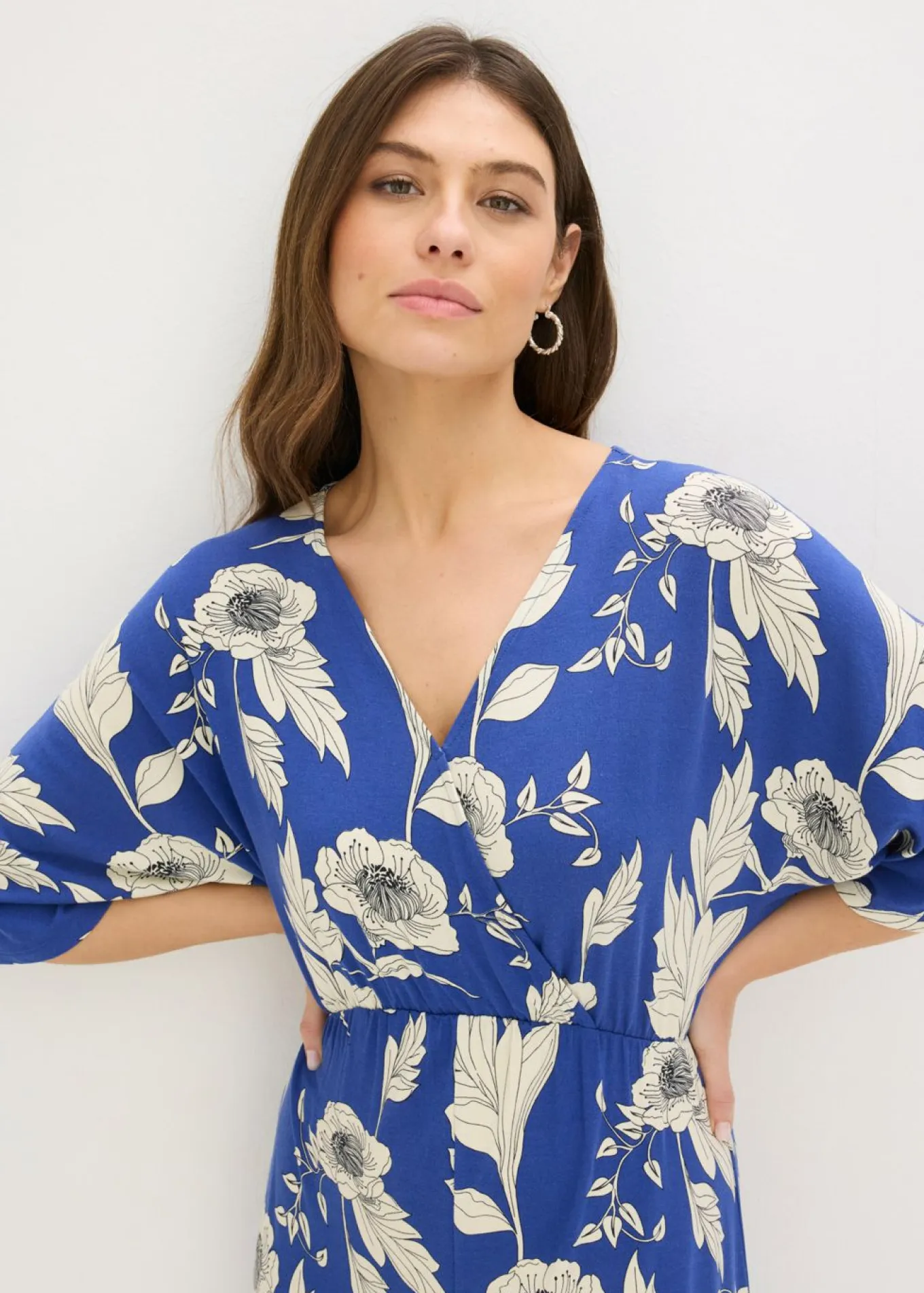 Vestido de punto de suave mezcla de viscosa