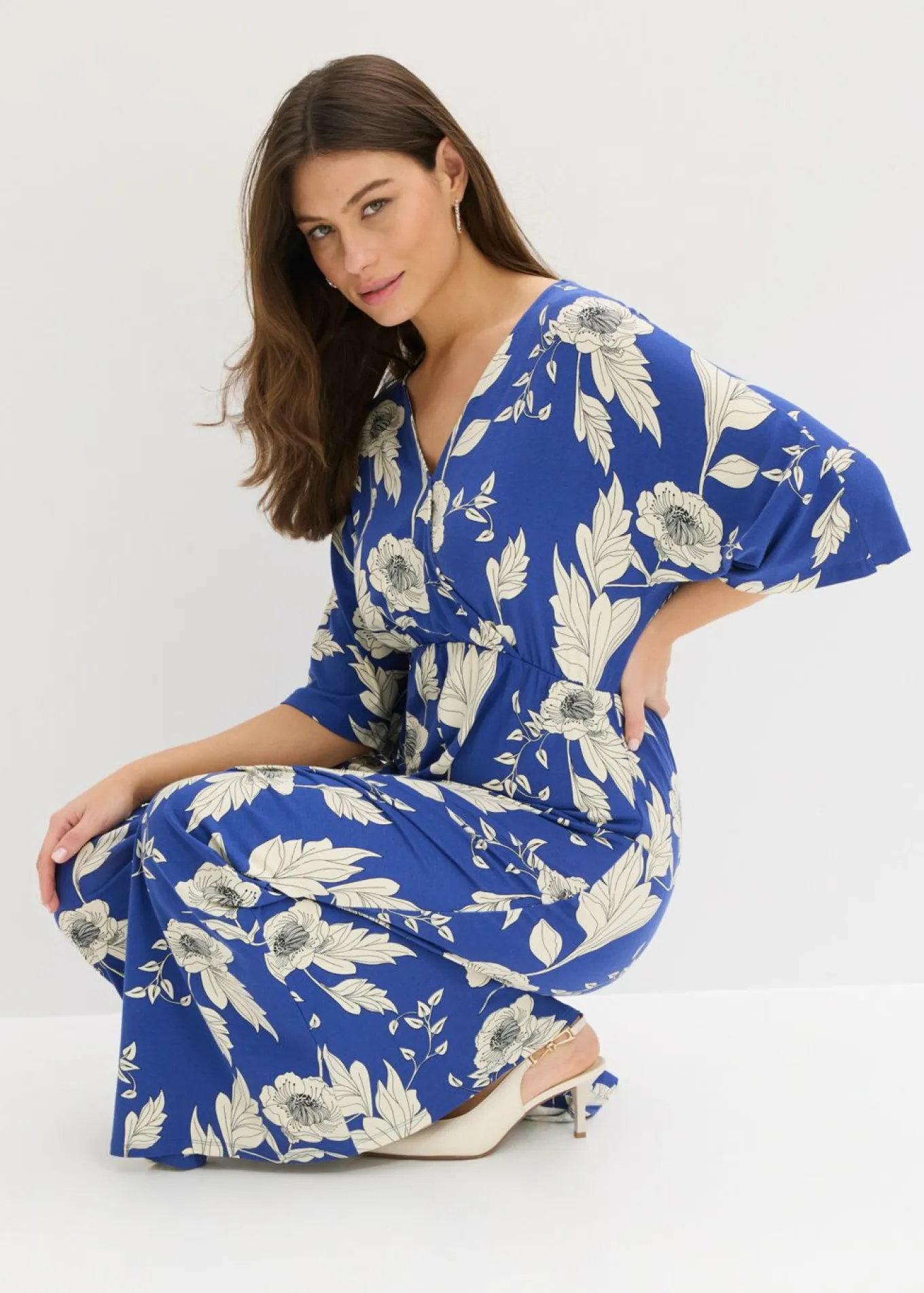 Vestido de punto de suave mezcla de viscosa