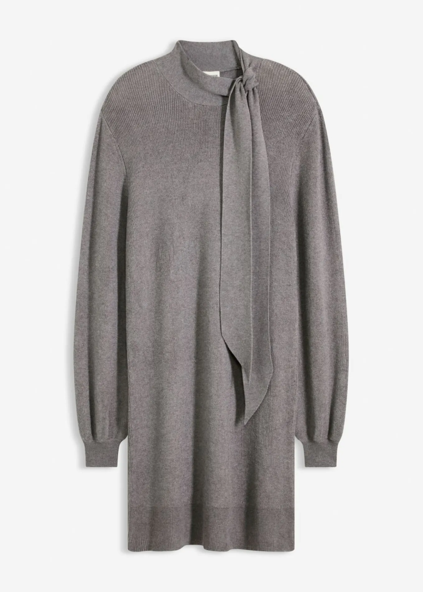 Vestido de punto de suave mezcla de viscosa con lazo