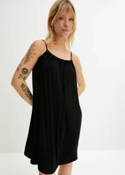 Vestido de punto de viscosa fluida