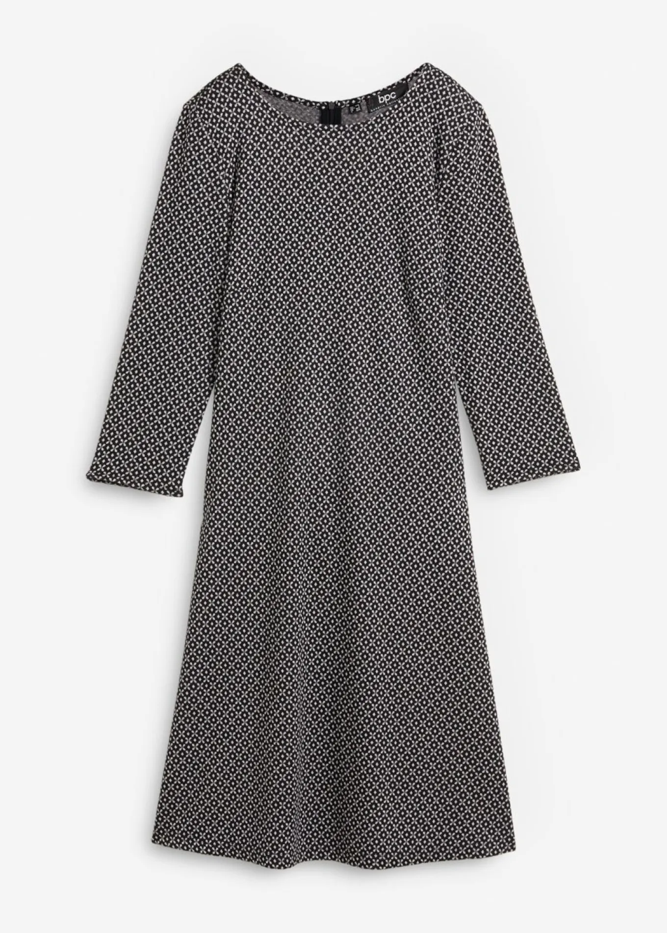 Vestido de Punto di Roma en mezcla de viscosa con estampado jacquard
