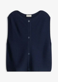 Vestido de punto y chaleco (2 piezas)