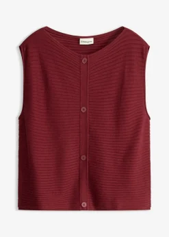 Vestido de punto y chaleco (2 piezas)