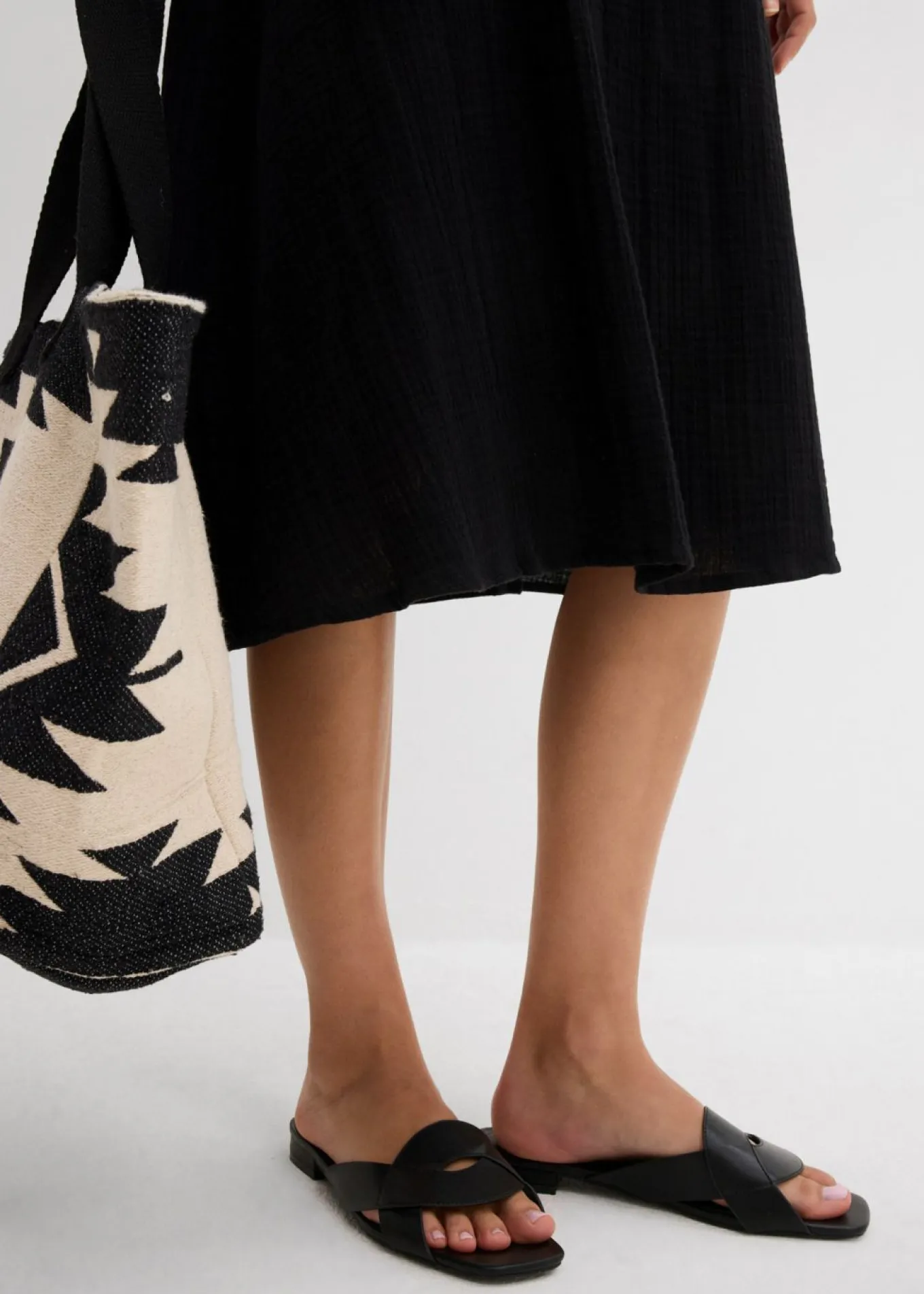 Vestido de tirantes de muselina suave