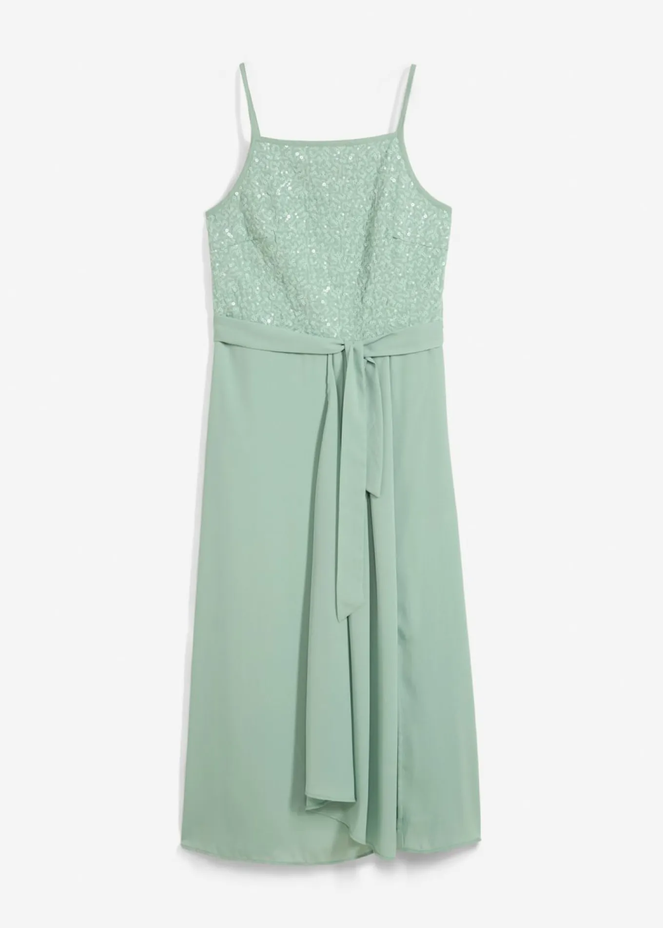 Vestido largo con lentejuelas