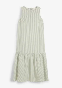 Vestido midi con corte en