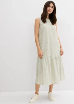 Vestido midi con corte en