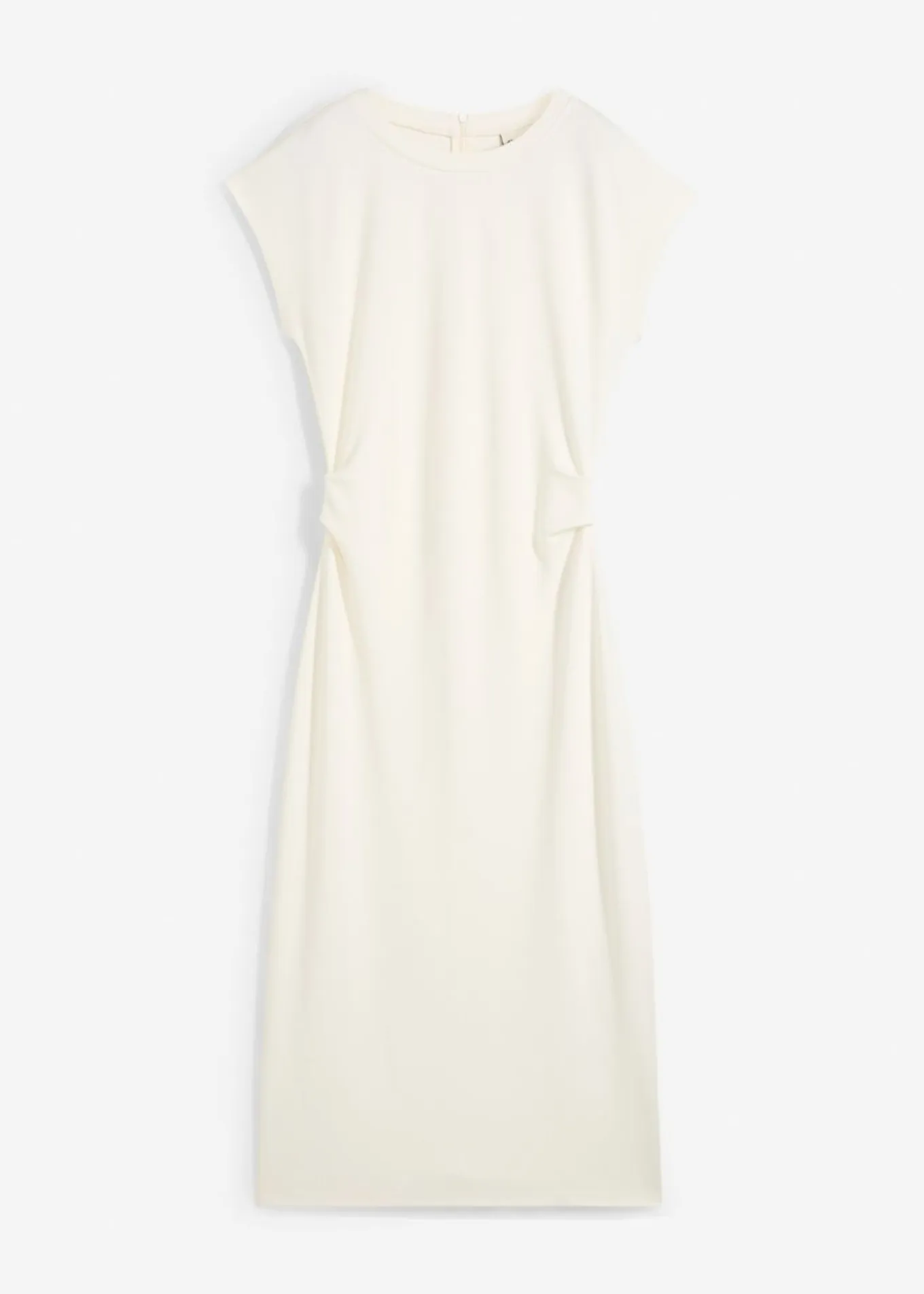 Vestido midi de mezcla de viscosa suave