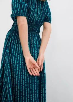 Vestido midi de viscosa suave