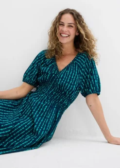 Vestido midi de viscosa suave