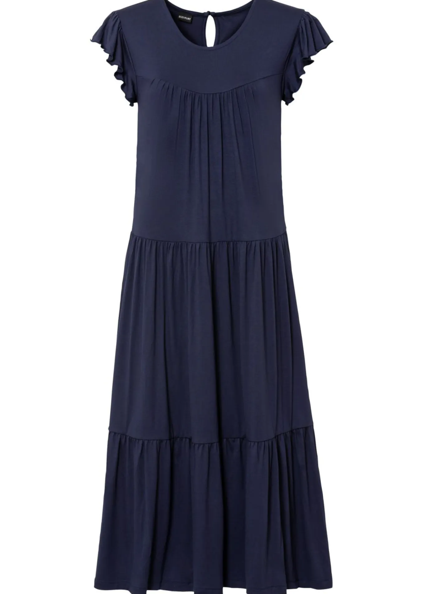 Vestido midi de viscosa sostenible