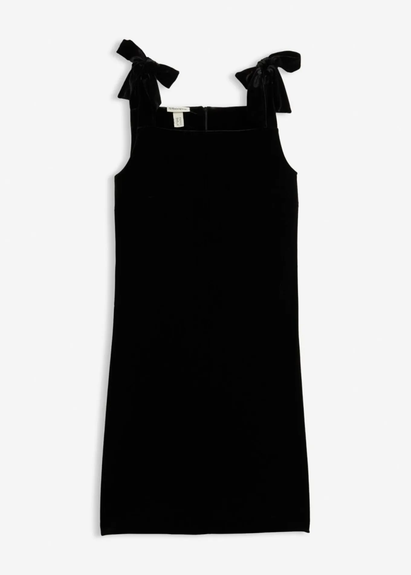 Vestido mini de terciopelo suave