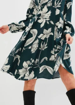 Vestido oscilante de viscosa