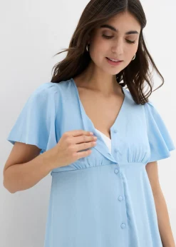 Vestido premamá/de lactancia con botones