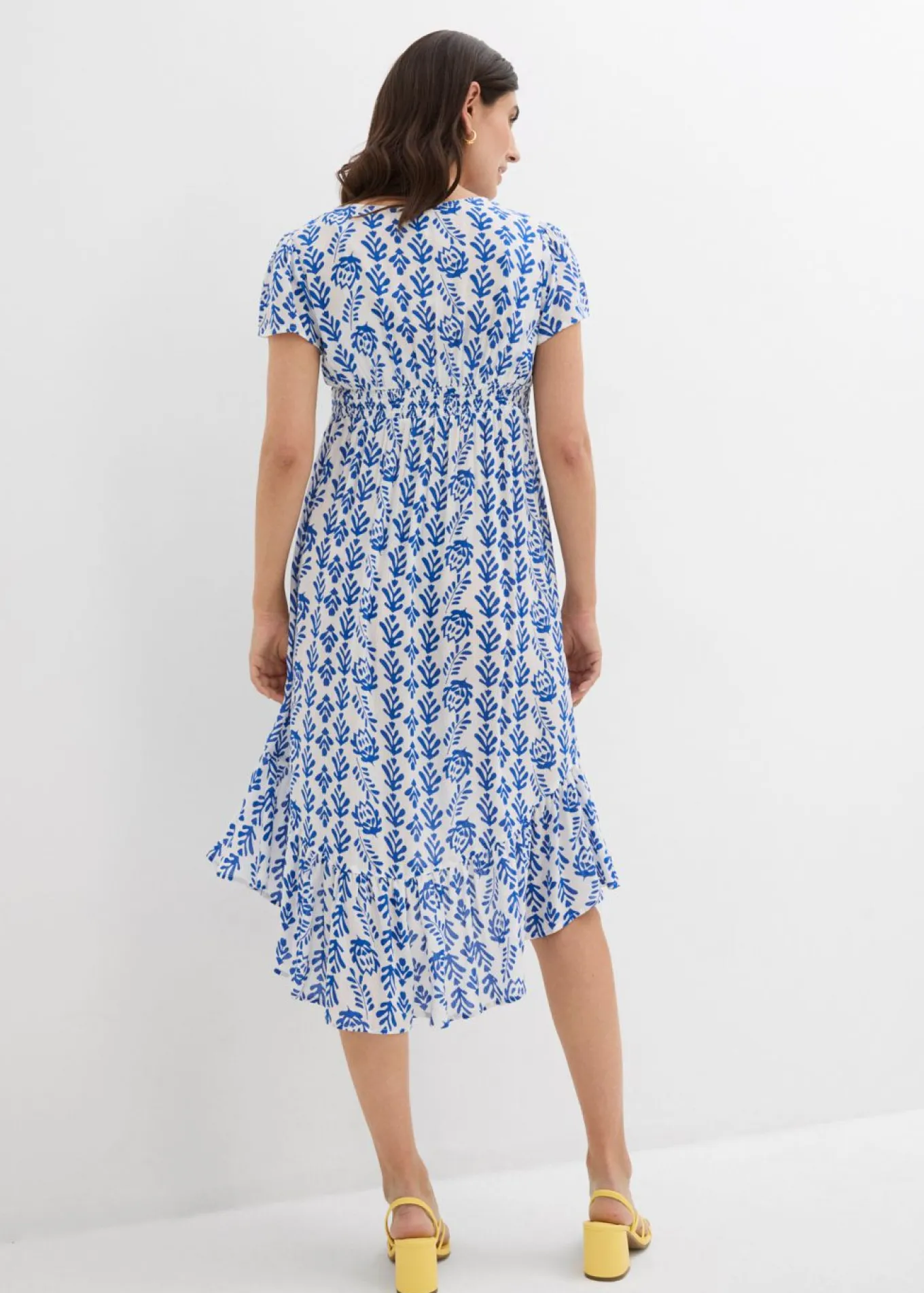 Vestido premamá/de lactancia 2 en 1 de viscosa fluida