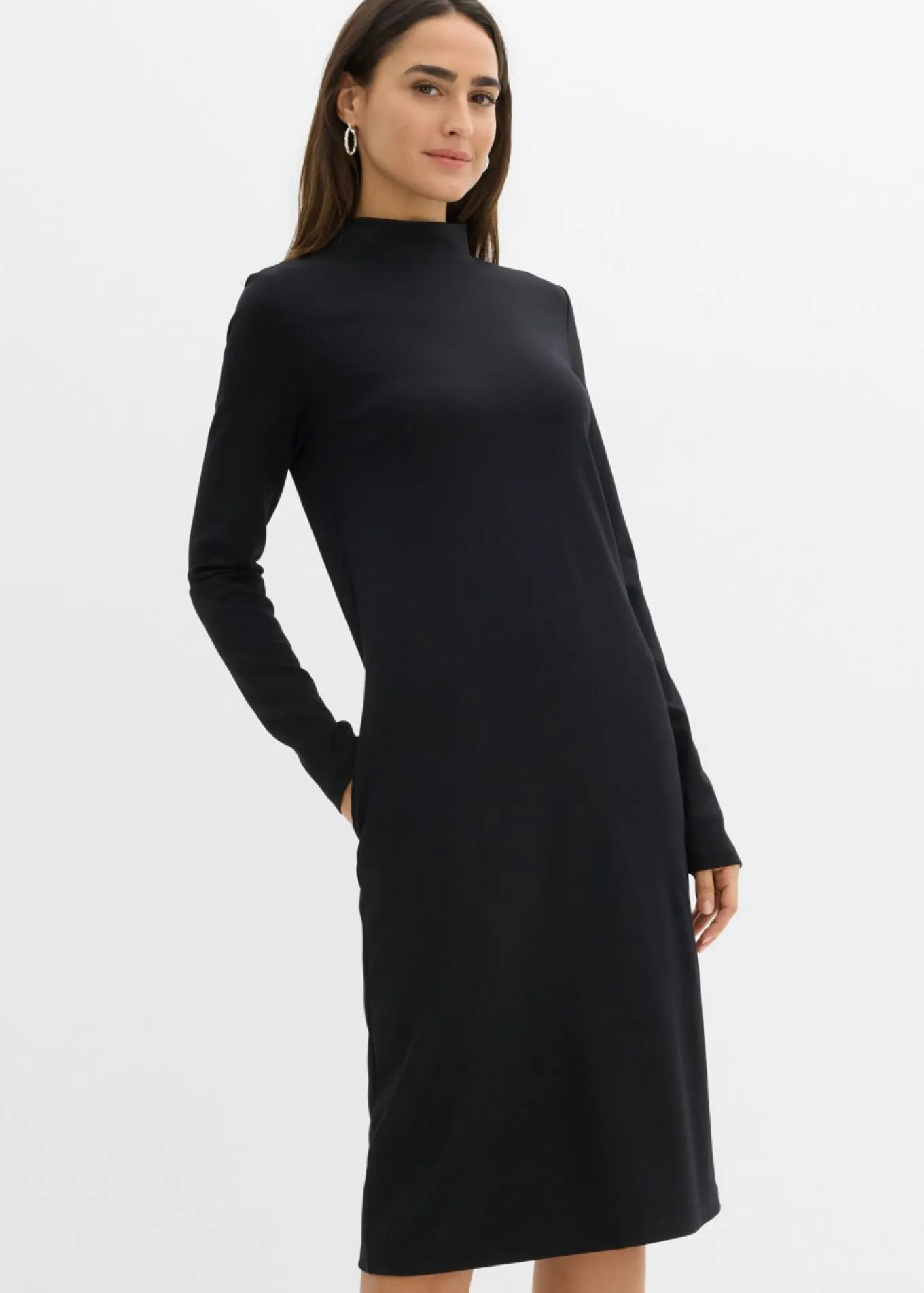 Vestido Punto di Roma con cuello alto