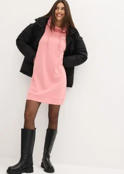 Vestido tipo sudadera con capucha