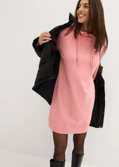 Vestido tipo sudadera con capucha