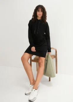 Vestido tipo sudadera de algodón puro