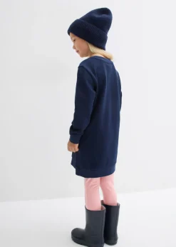 Vestido tipo sudadera de algodón puro