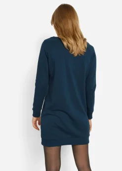 Vestido tipo sudadera de felpa suave