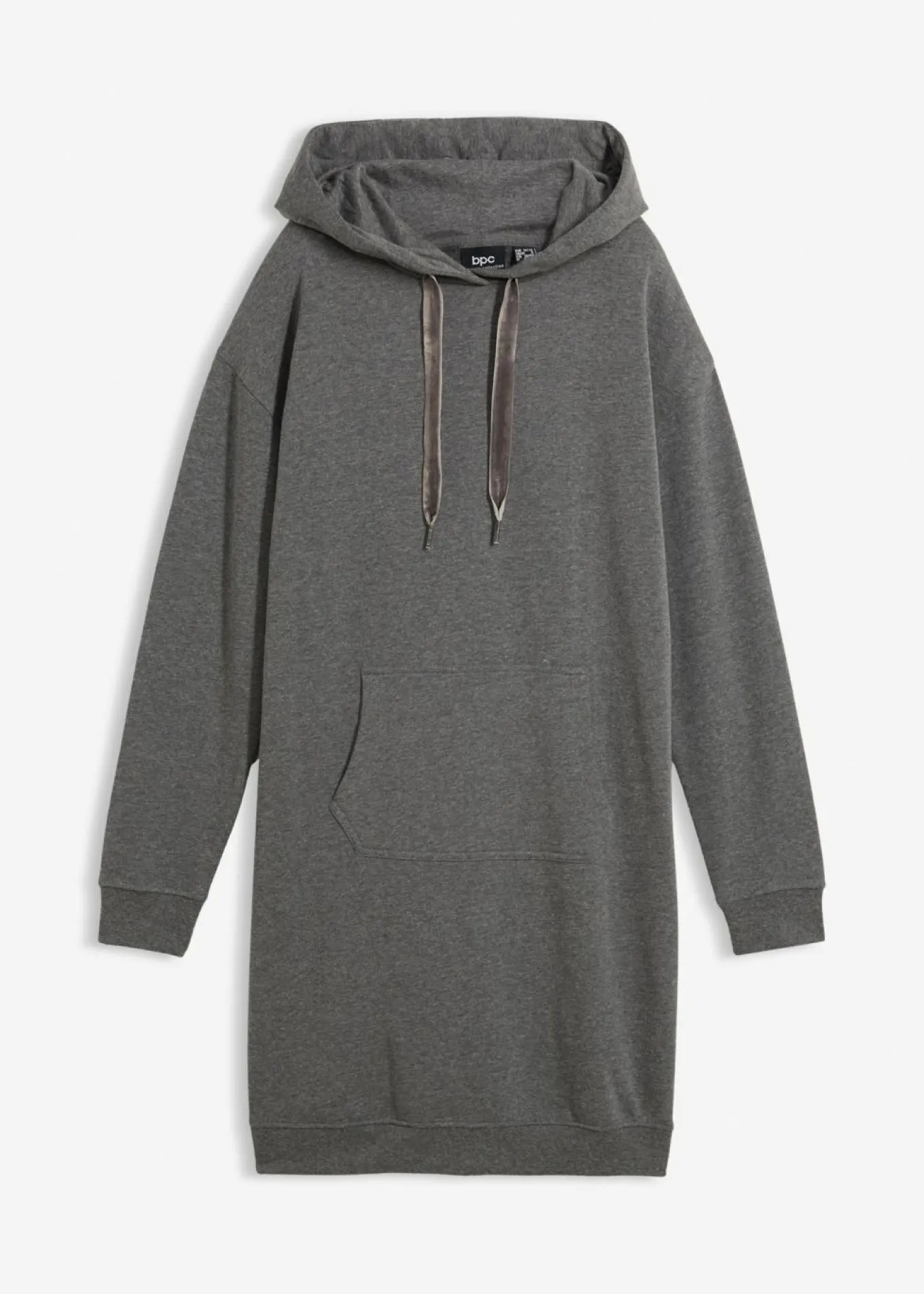 Vestido tipo sudadera de algodón puro