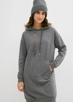 Vestido tipo sudadera de algodón puro